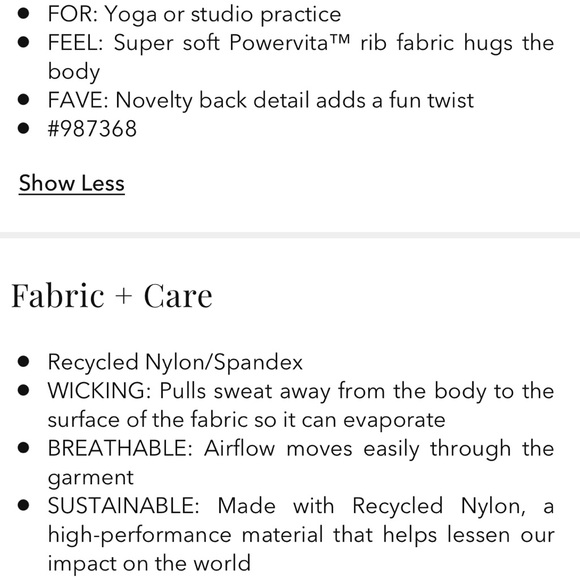 athleta horizon scoop neck ribbed tank - Picture 4 of 7